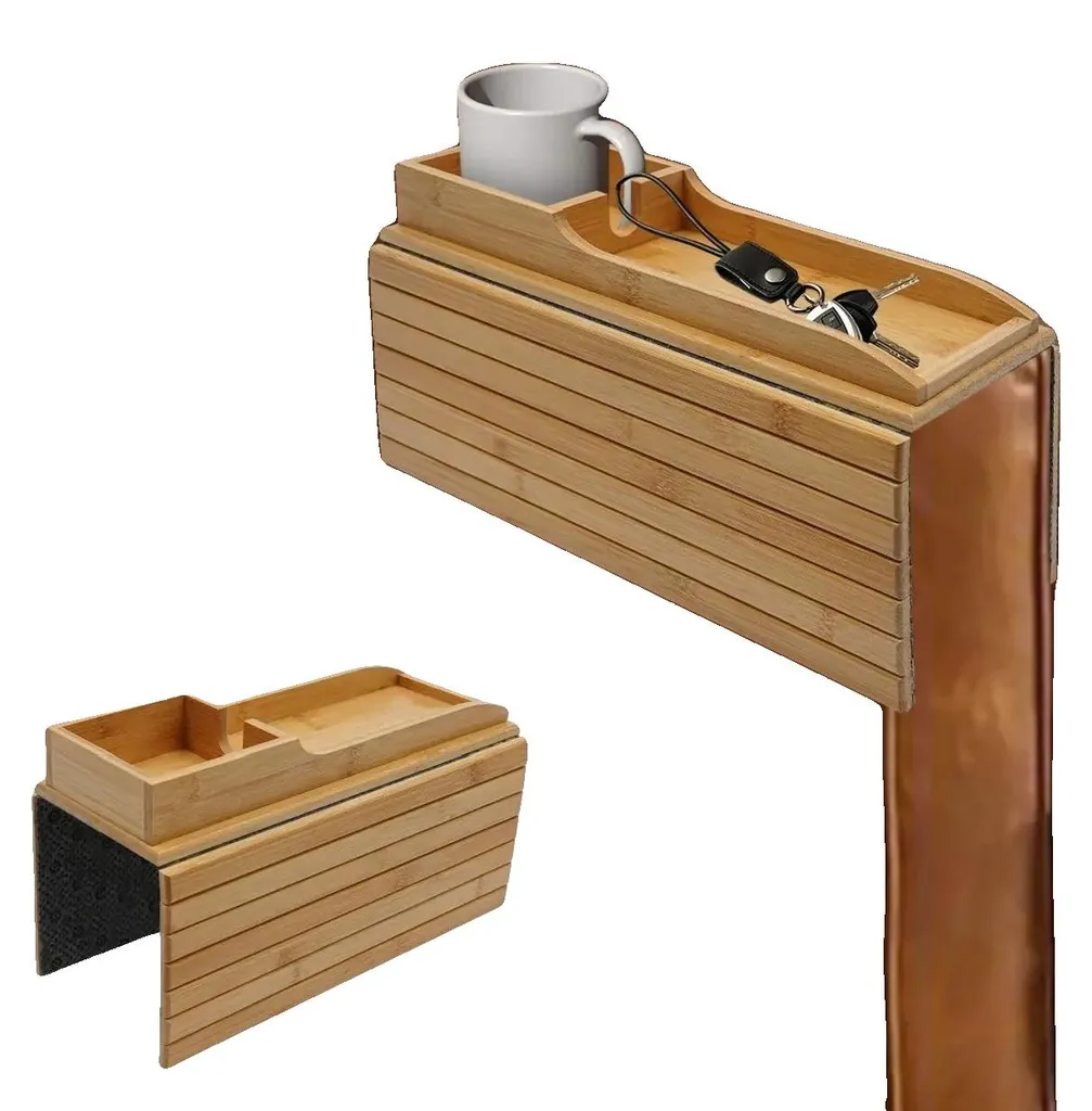 Table basse bois moderne en bambou pour salon design et chaleureux