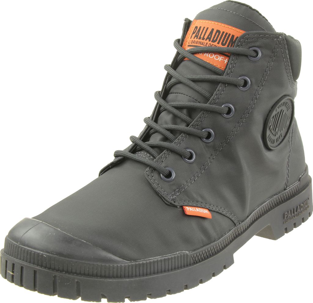 Palladium Pampa SP20 Cuff WP+ Schnürung Wasserdicht Nylon Stiefel Asphalt – 11 UK - 46 EU - 12 US / Asphalt