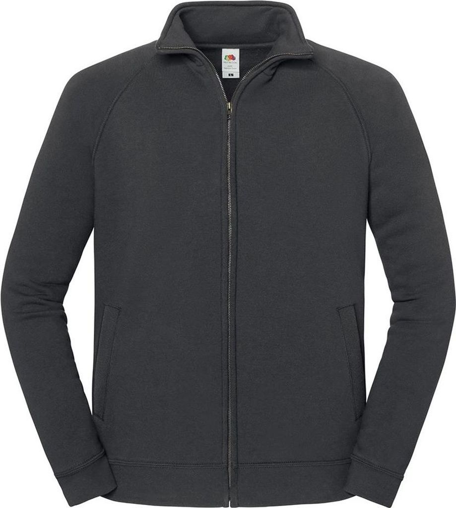 Fruit of the Loom - "Iconic Premium" Sweatjacke für Herren/Damen Uni PC8104 (S) (Hellgrau)