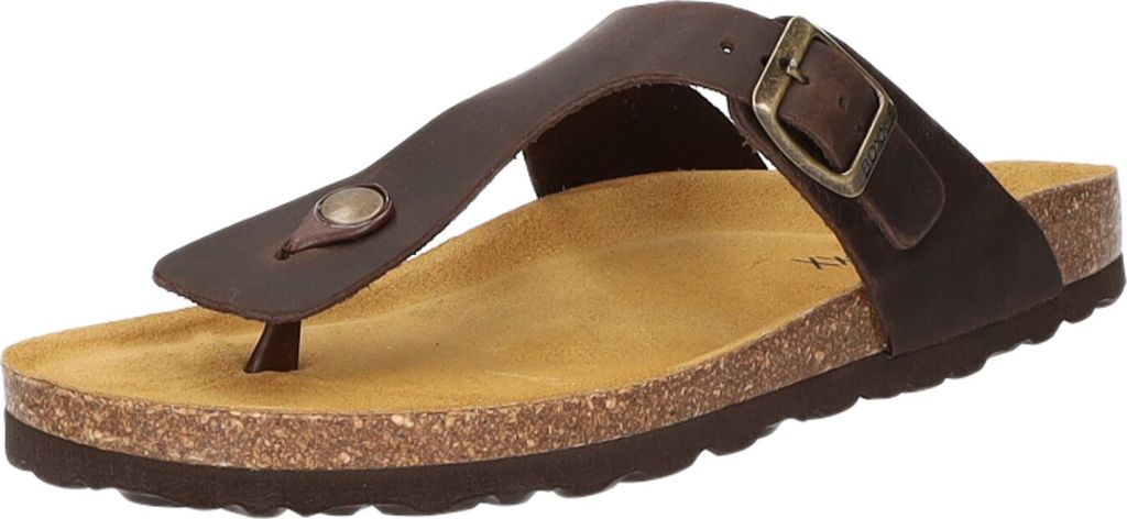 BOXX Damen-Pantolette mit Tieffußbett Braun, Farbe:braun, EU Größe:40