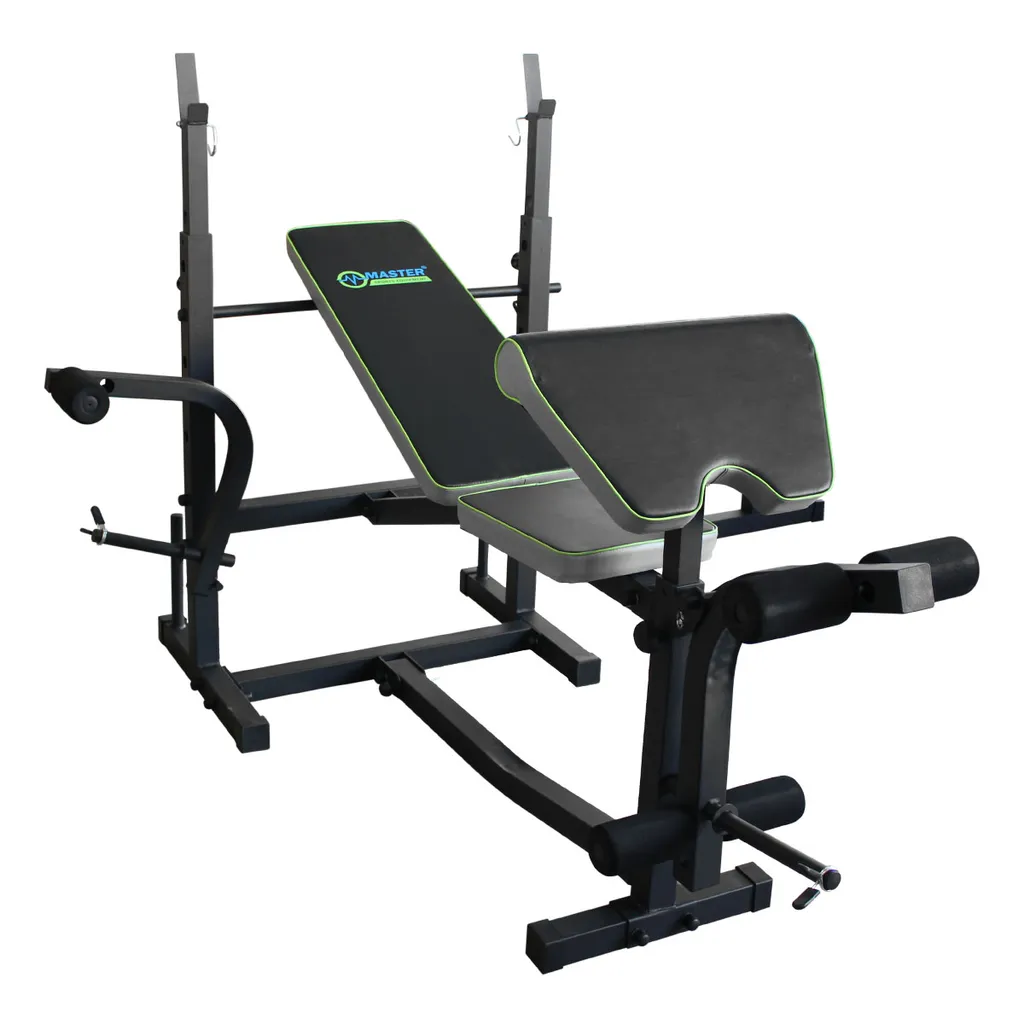 Banc d'Haltères MASTER Artemis Idéal pour Muscler le Torse à Domicile