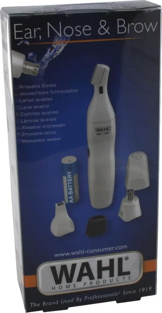 Wahl Ear, Nose & Brow 3-In-1 precision trimmer Silver - 6