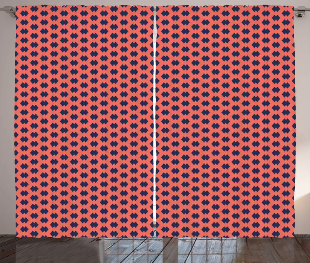 Rideau Décoratif Grande Largeur Motif Abstrait pour Ambiance Cosy