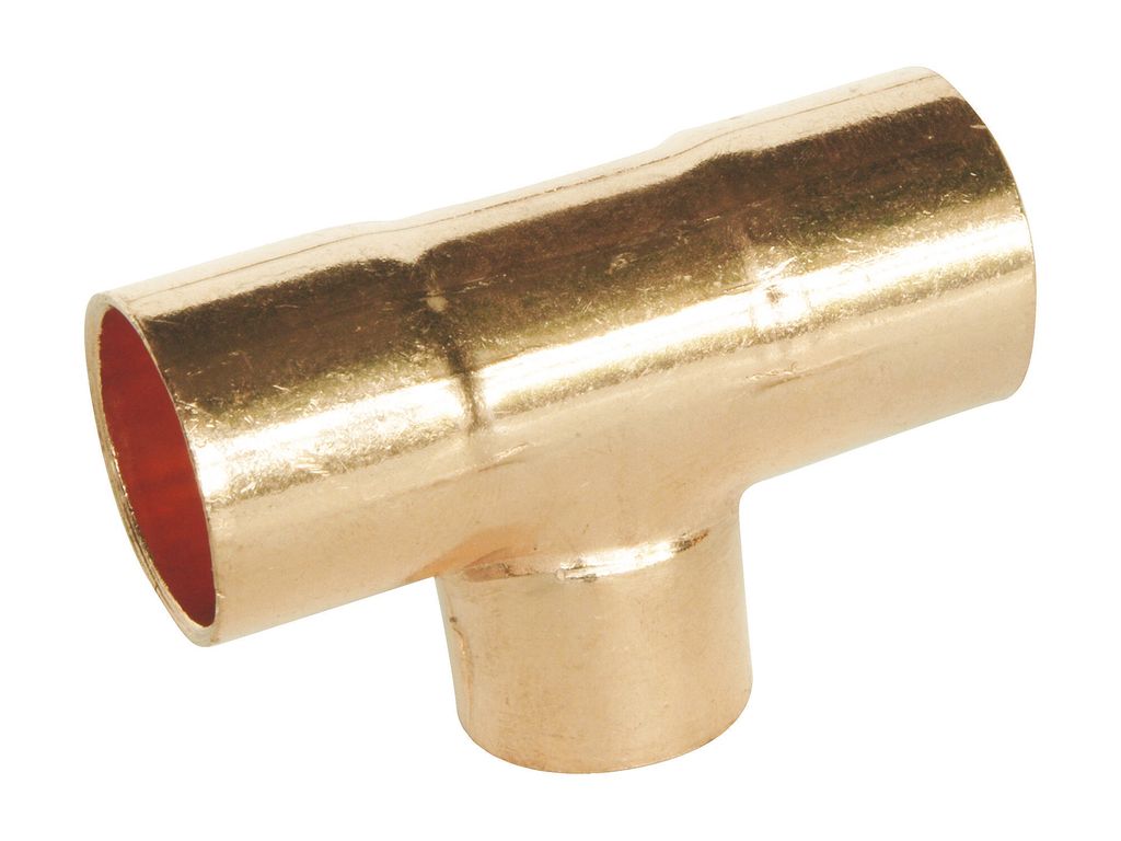 SOMATHERM FOR YOU – Kupfer-Löt-Reduzierstück – Dreifach-Innengewinde – Für Kupferrohre Ø 14–12–14 – 2er-Pack