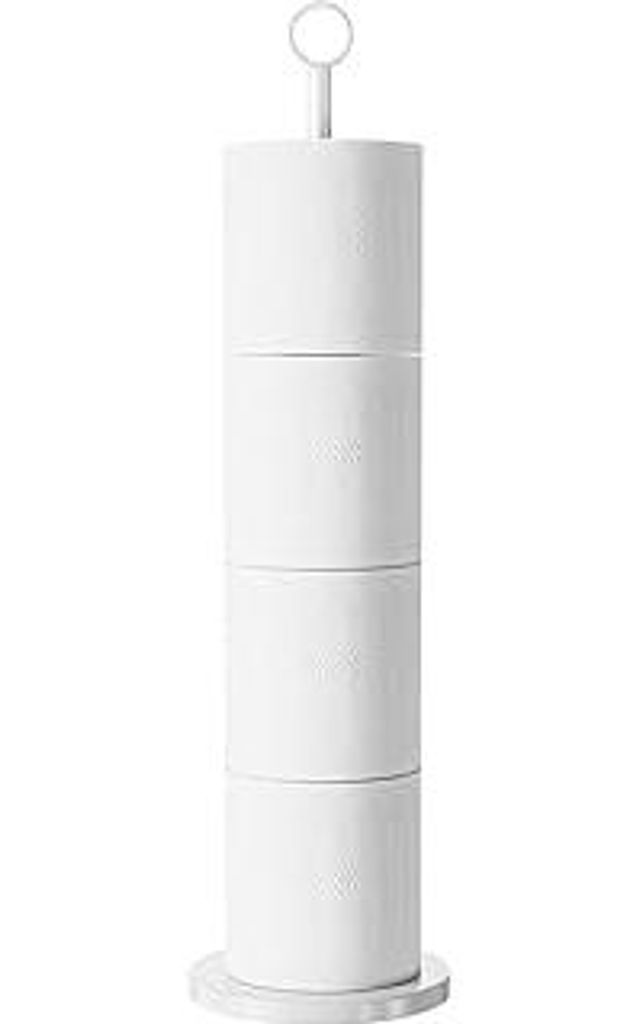 Toilettenpapierhalter Ständer (mit Reservefunktion), freistehender Toilettenpapierhalter, Edelstahl-Toilettenpapierhalter, Ständer für Badezimme...