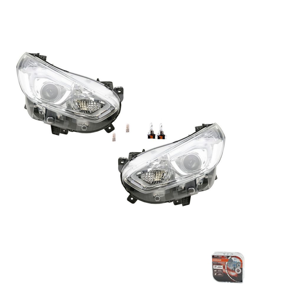 Johns, Scheinwerfer + Osram Night Breaker Laser passend für Ford Galaxy H15 Set Li. Re. 1921543 EM2B13W030AF 1921533 EM2B13W029AF