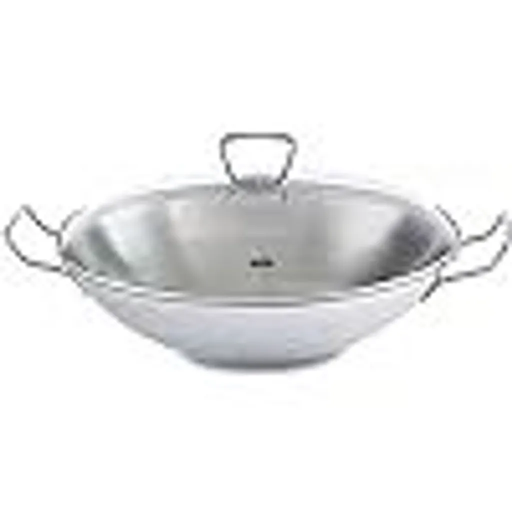 Cucinare Sano con Fissler Kunming Wok 36 cm - Acciaio Inox Puro