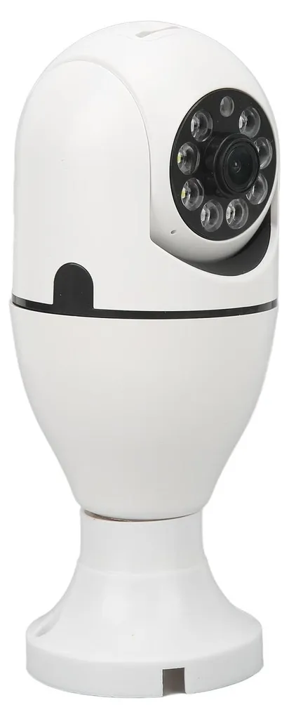 Caméra ampoule connectée E27 WiFi pour protection maison panoramique 360
