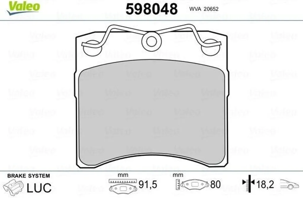 Plaquettes de frein anti-bruit et haute endurance pour camionnette T4