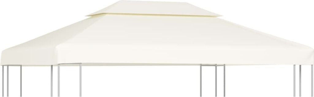 “2026 Moderne“Pavillon-Ersatzdach 310 g/m² Cremeweiß 3x4 m - Pavillons & Partyzelte Designermöbel 8322508