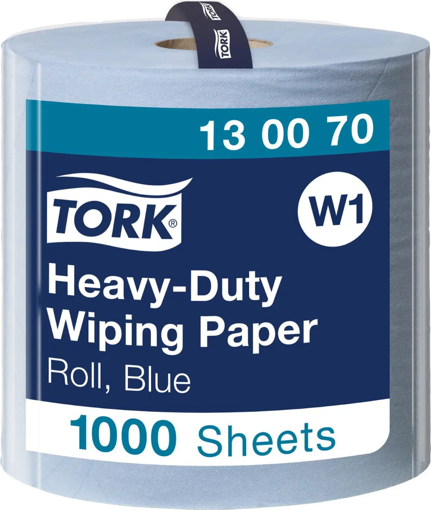 Tork 130070 Carta Wiping Heavy-Duty Blu 340m x 36.9cm W1