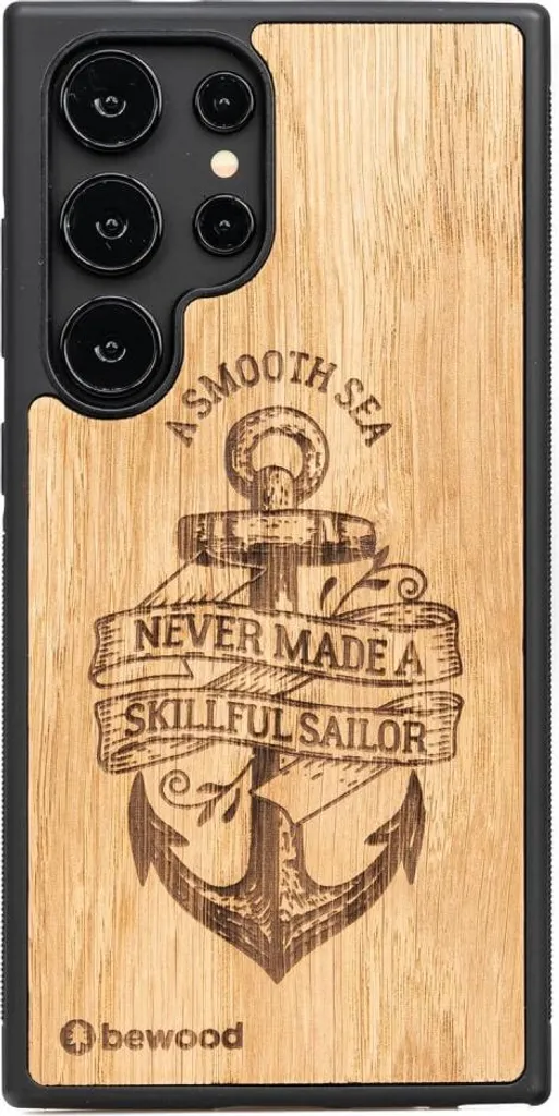 Cover Legno Bewood S24 Ultra Anker Oak - Design Sottile e Naturale