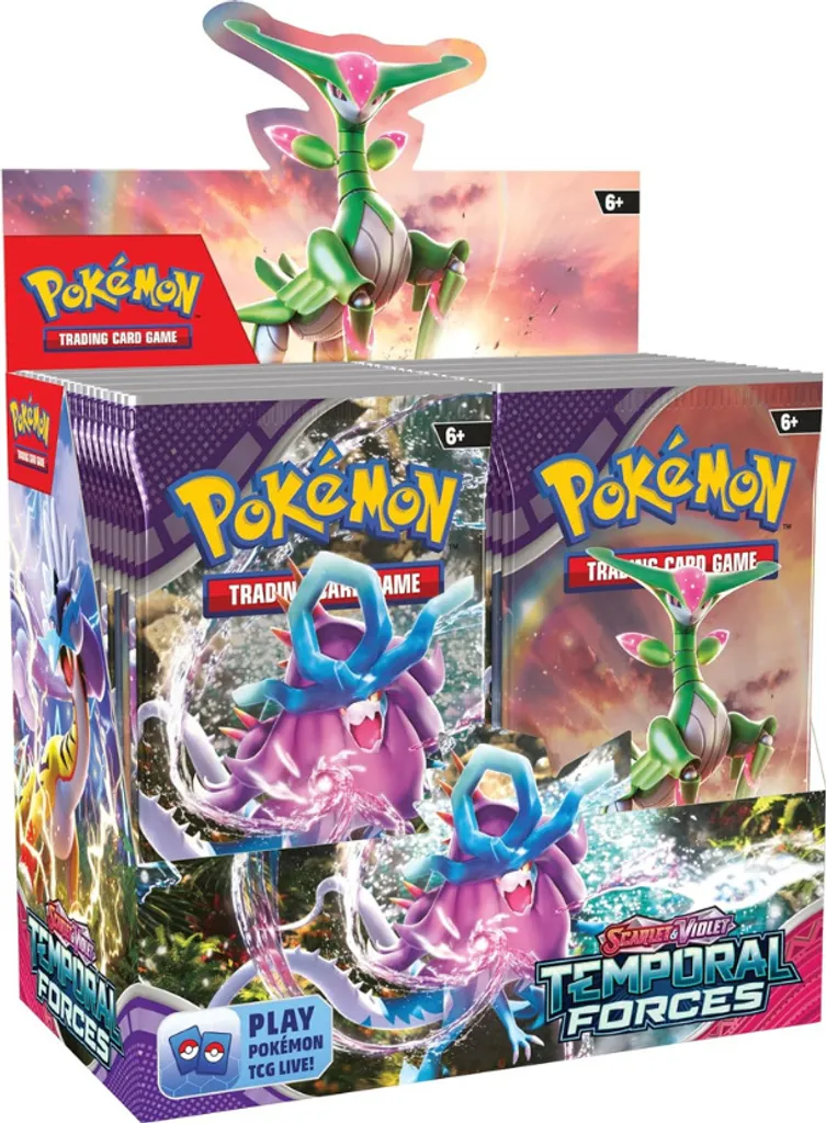 Coffret Pokémon Temporal Forces Écarlate et Violet pour Deck de Jeu - 4