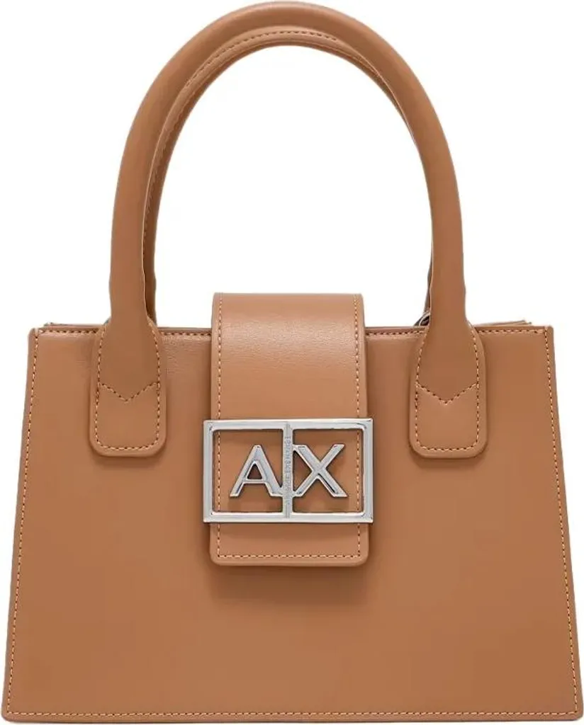 Portefeuille Armani Exchange Signature cuir noir avec compartiments