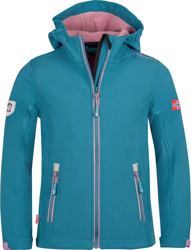 Trollkids Mädchen Jacke Türkis 175-334 Grösse 104