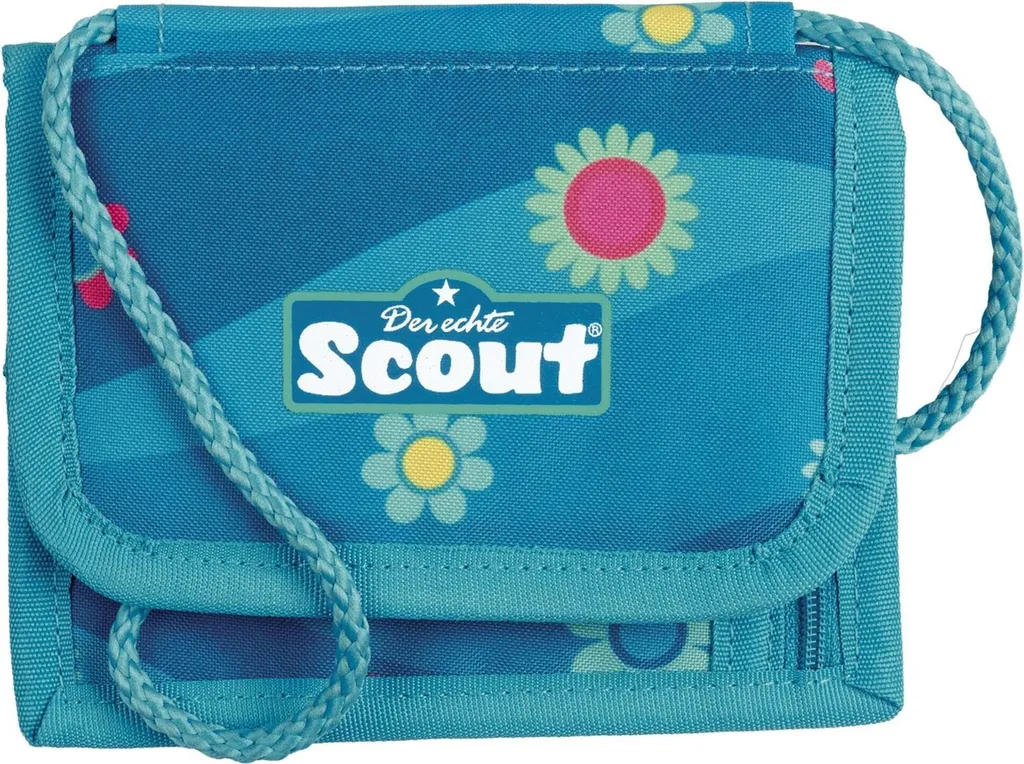 Borsello da Collo Scout Little Flowers Celeste - Alta Qualità e Sicurezza