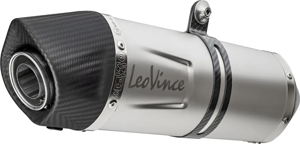 Silencieux Arrière LV ONE EVO Moto Guzzi V85 Finition Acier et Carbone
