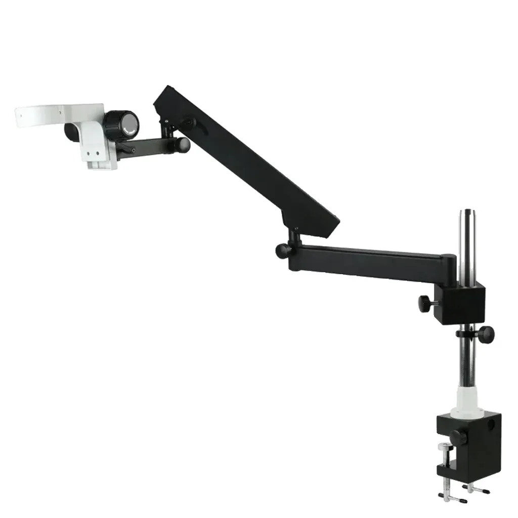 Support microscope réglable haute précision - Colonne 32mm articulée
