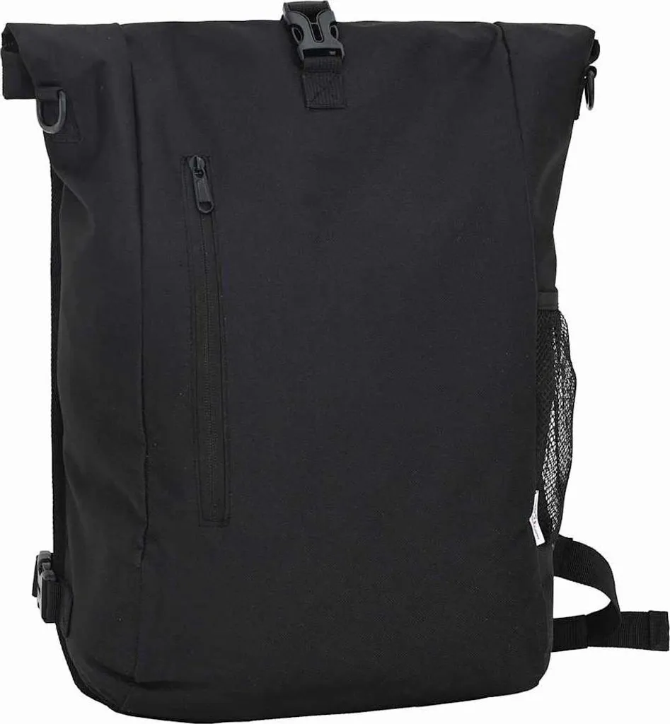 Sacoche vélo arrière contre l'encombrement Noir 31x13x58 cm Polyester
