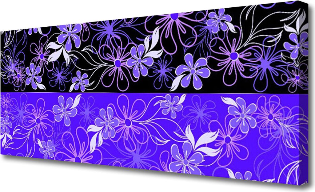 Tulup Leinwand-Bilder 125x50 Wandbild Canvas Kunstdruck Abstraktion Kunst
