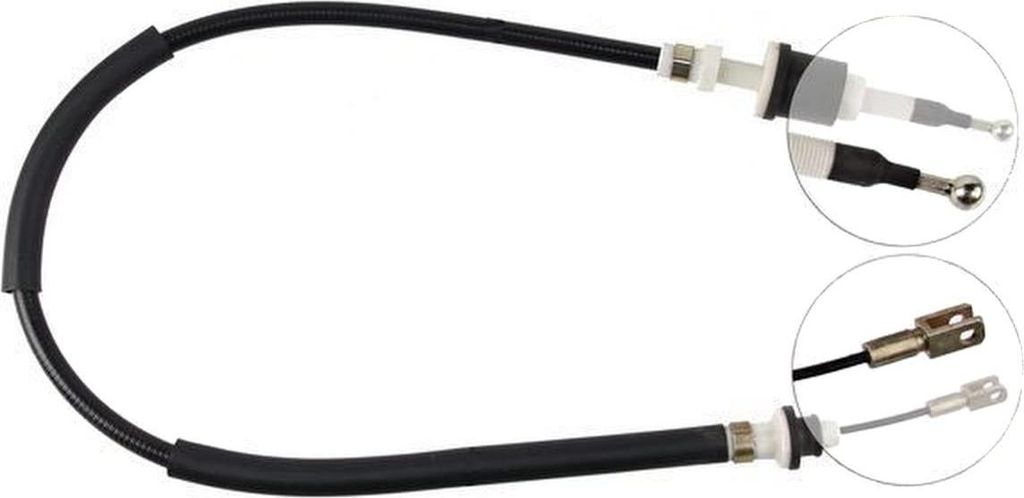 Seilzug Kupplungsbetätigung 1.068 mm A.B.S. für u.a. VOLVO 240