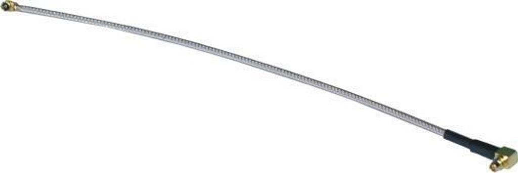 Pigtail U.FL-Stecker zu MMCX gewinkelt 90° 14cm RG178 FEP