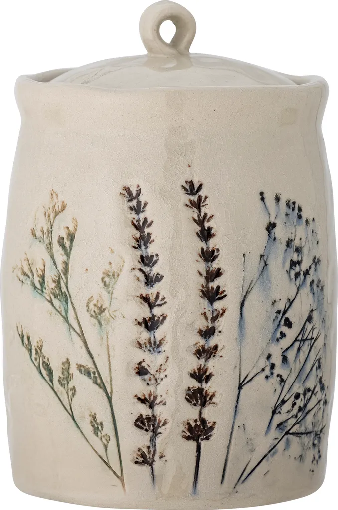 Bloomingville Boîte BEA avec Couvercle Fleurs 1,3 L pour Cuisine Créative