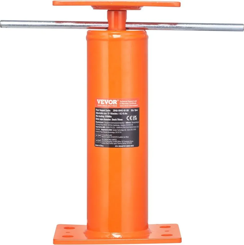 Cric de nivellement pour corriger un sol irrégulier, de 30 à 40 cm