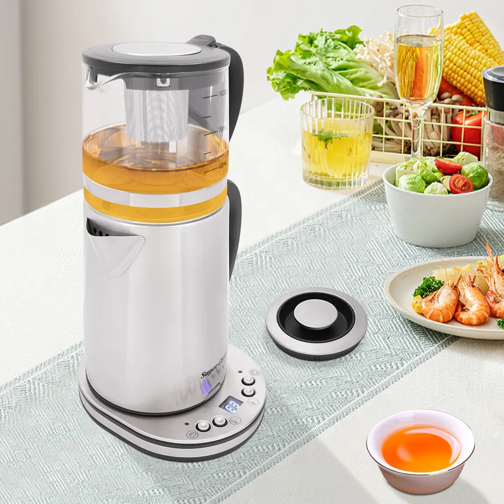 Bouilloire électrique réglable idéale pour thés et infusions 1,5L
