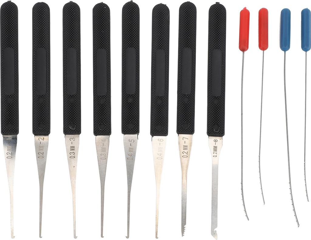 12-teiliger 0,2-0,4-mm-Auszieher für defekte Schlüssel, Produktbild 
