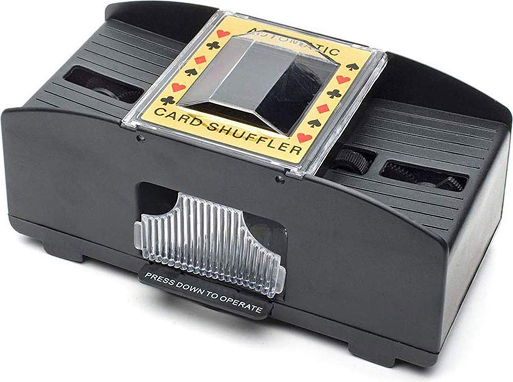 2 Decks automatische Karten -Karten -Karten -Karten -Mixer -Spiele Poker Sorter -Maschinenspender für Reise nach Hause Festivals Weihnachtsparty B...