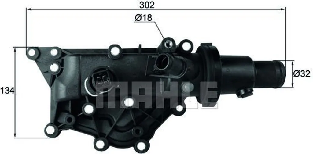 Thermostat MAHLE TH 60 89 haute précision ouverture 89°C refroidissement