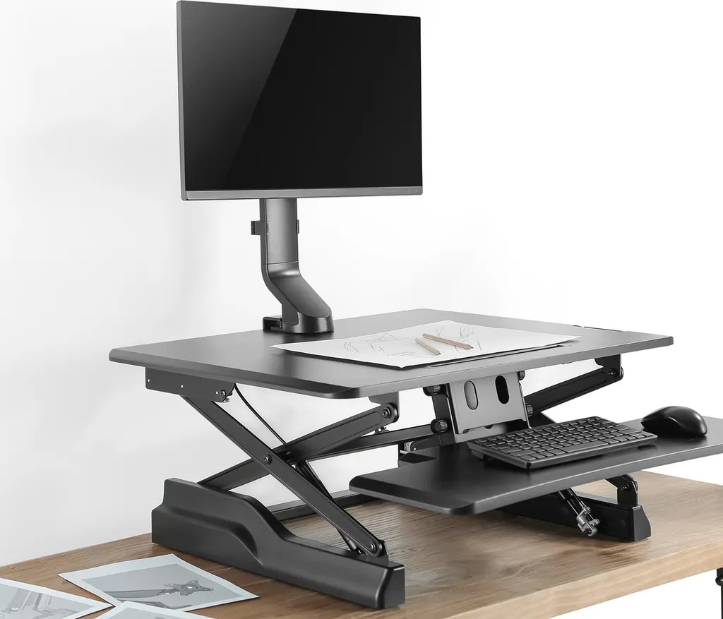 Support écran articulé 17-32" : gain de place et confort, bureau propre - 8