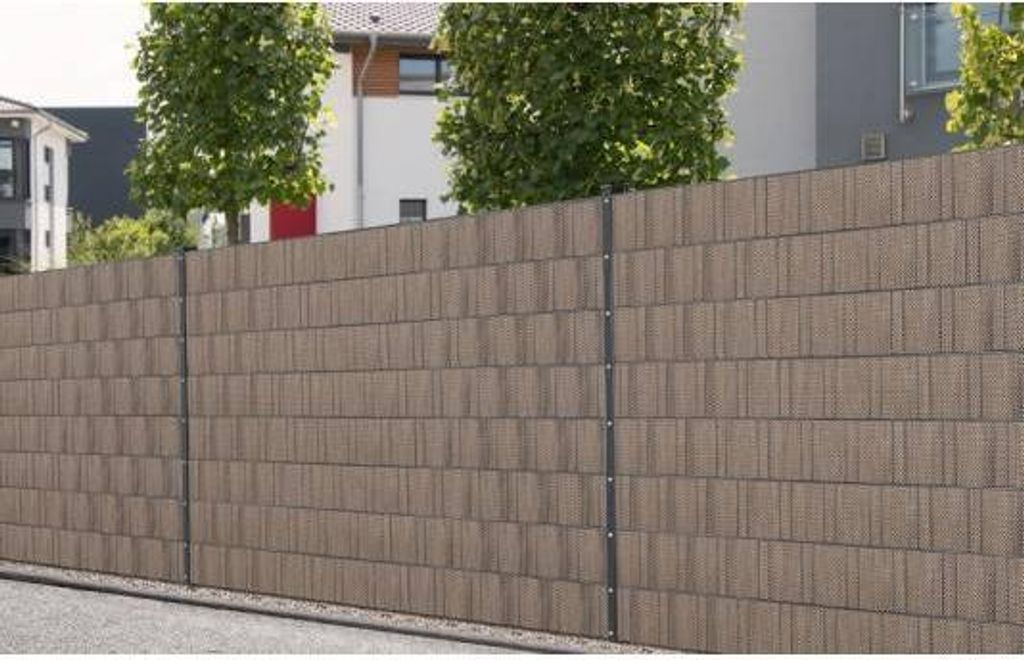 5er Vorteilspack Zierstreifen Rattan Bronze inkl. Klemmleisten