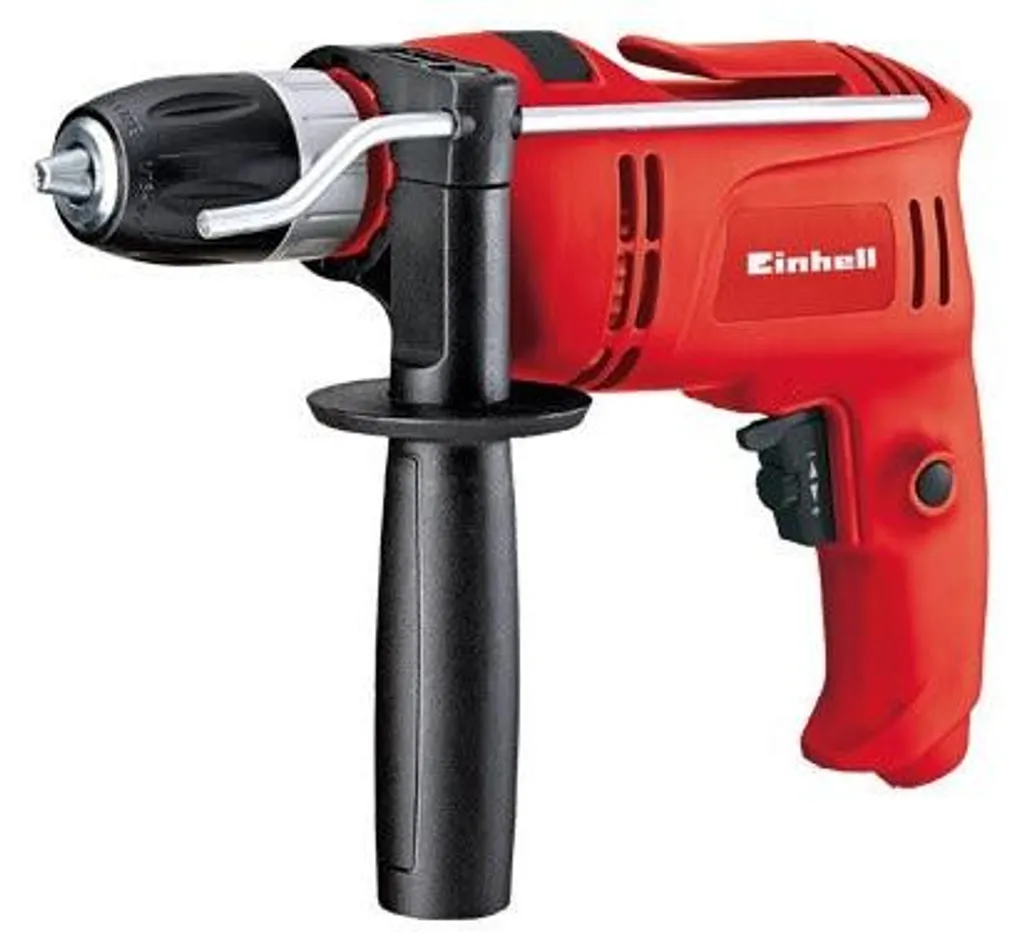 Perceuse filaire à percussion 650W Einhell pour perçage béton et bois