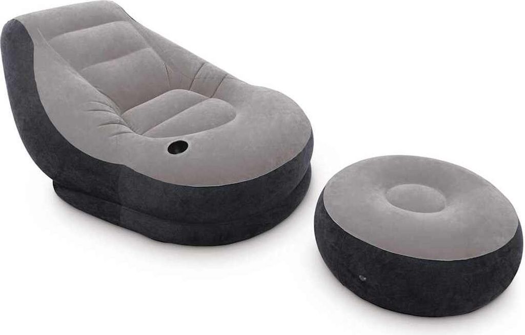 INTEX Aufblasbarer Sessel mit Puff Ultra Lounge Relax 68564N