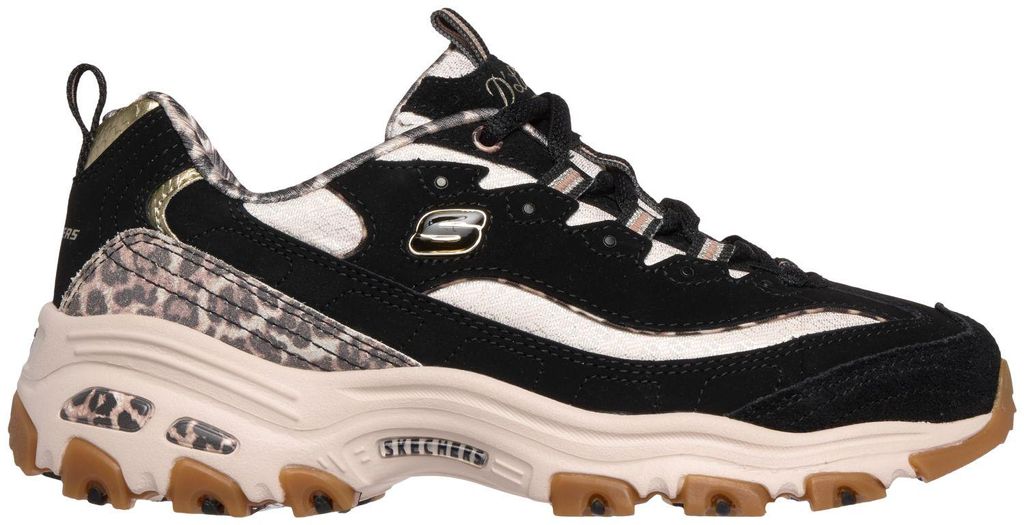 Skechers D'Lites Wild Charm Schwarz BLK Größe EU 39 Produktbild 
