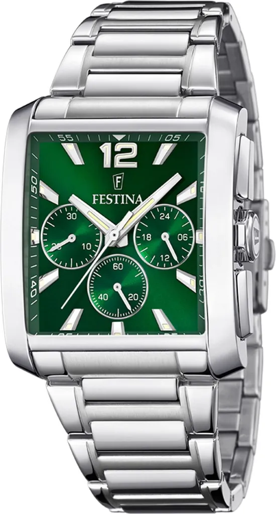 Scheda Tecnica Festina F20635-3: Cronografo Acciaio e Vetro Minerale