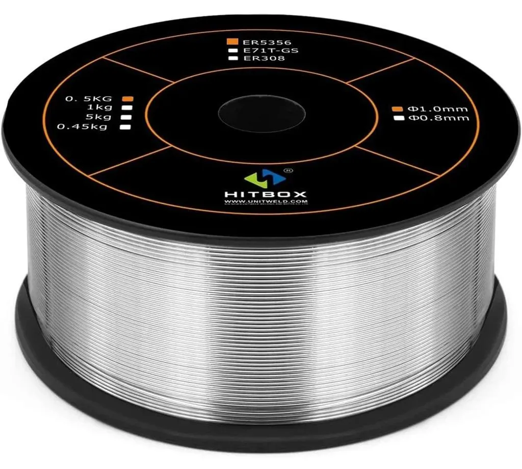 Fil de soudage MIG Aluminium ER5356 - 0.8mm - Bobine 0.5kg - Soudeuse