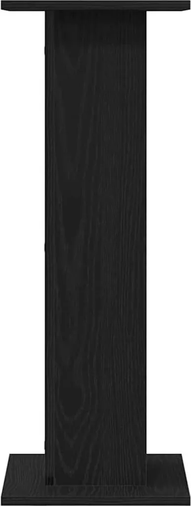 vidaXL Supporto per diffusori 2 pezzi Rovere nero 30 x 30 x 80 cm - 6
