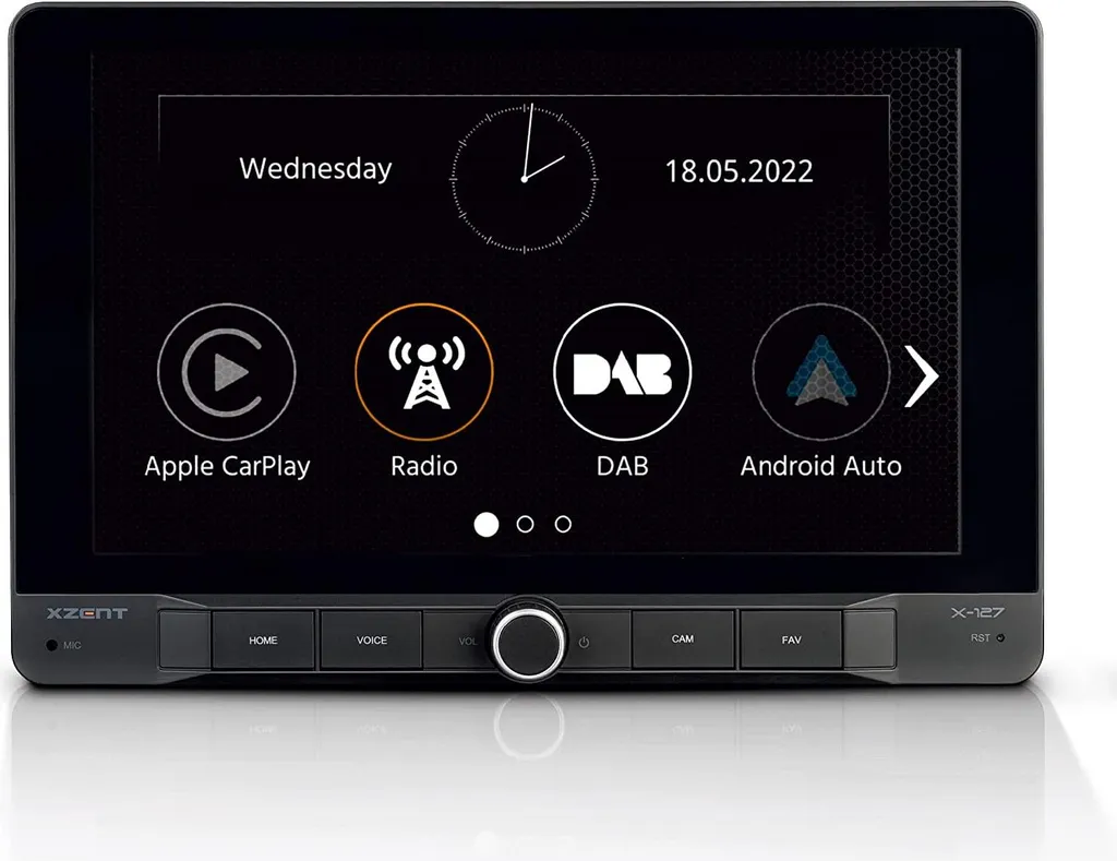 Autoradio de Navigation Xzent X-127 Idéal pour Camping-car et Fourgon
