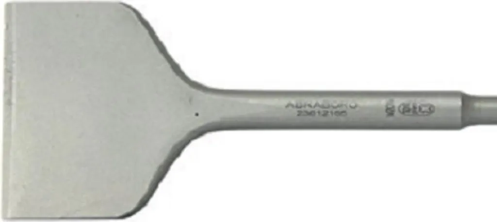 Burin spatule large SDS-MAX 75x300 mm ABRABORO qualité chantier