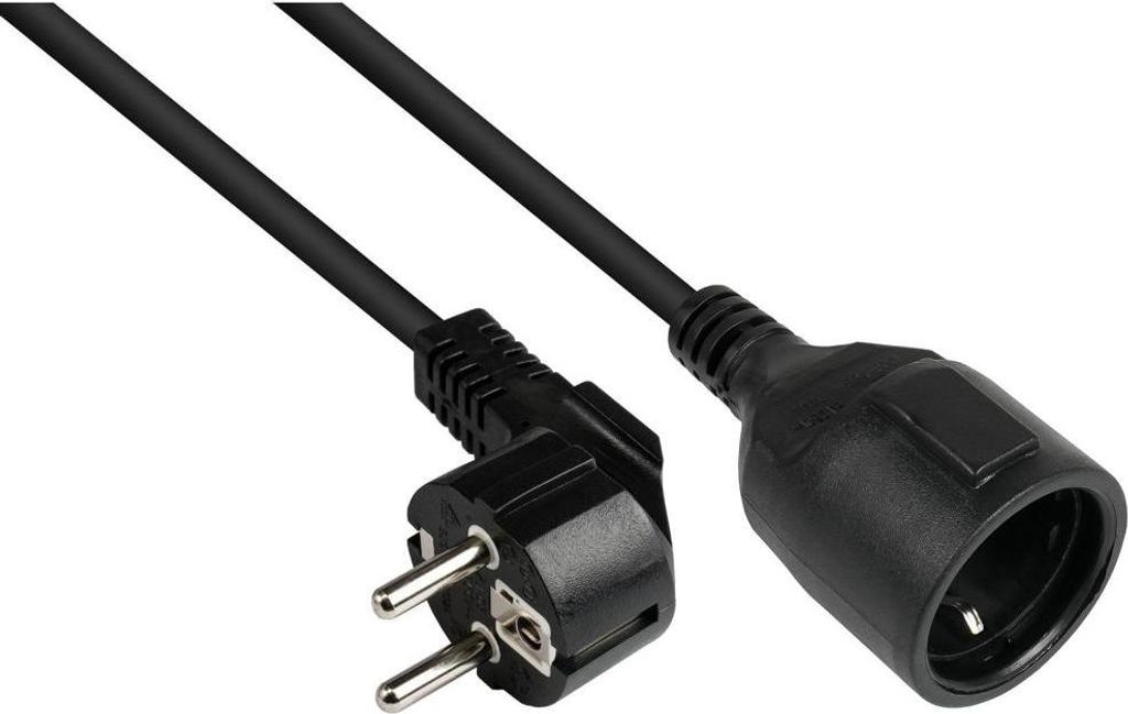 Prodlužovací kabel typu E+F, kolíkový konektor typu F, 3 m, Obrázek produktu 