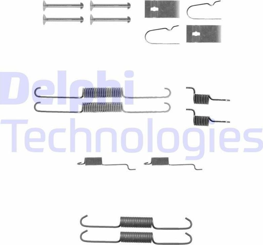 DELPHI Zubehörsatz Bremsbacken LY1307 Hinten für NISSAN ALMERA II Hatchback (N16)