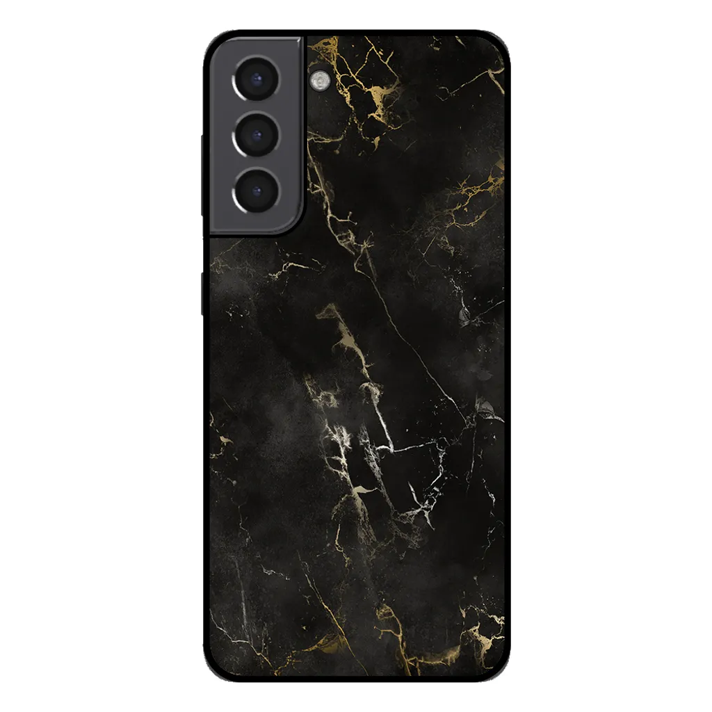 Smartphonica Cover Premium Marmo Nero per Samsung Galaxy S21 Plus