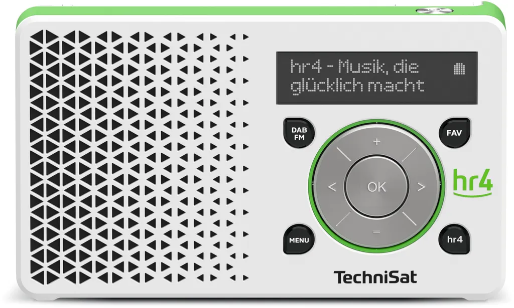TechniSat DIGITRADIO 1 hr4 avec Accu Rechargeable et Écran OLED Noir