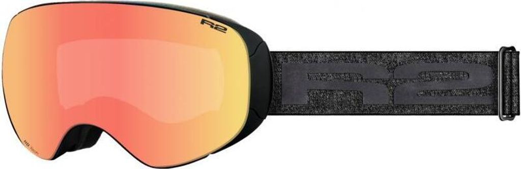Goggles R2 Powder Skibrille schwarz Glas Rot Chrom ATG06A