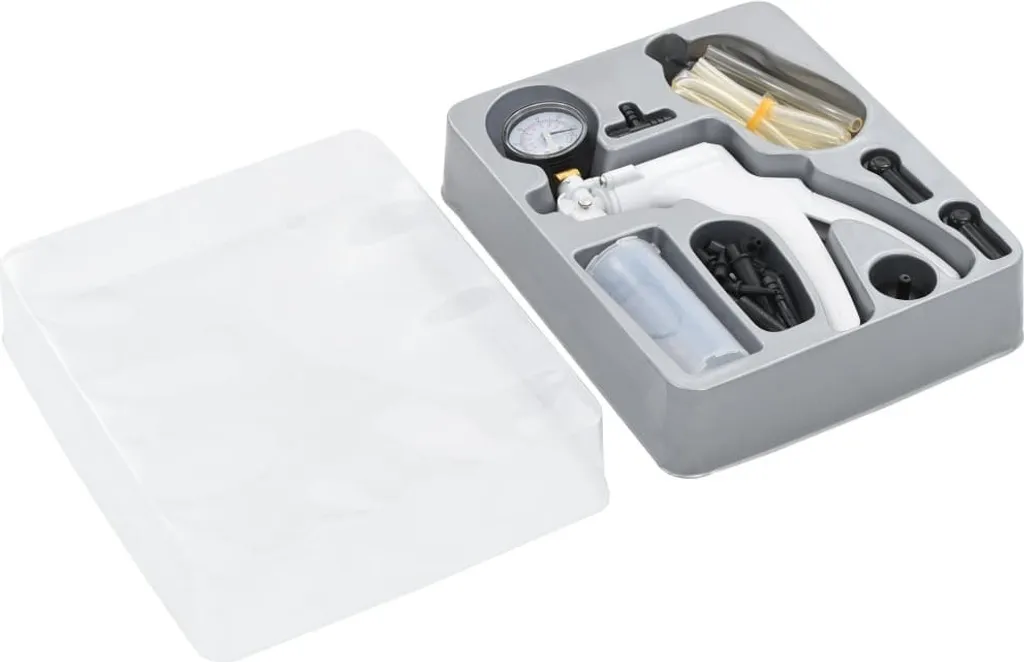 Kit de purge de frein et pompe à vide manuelle avec manomètre intégré