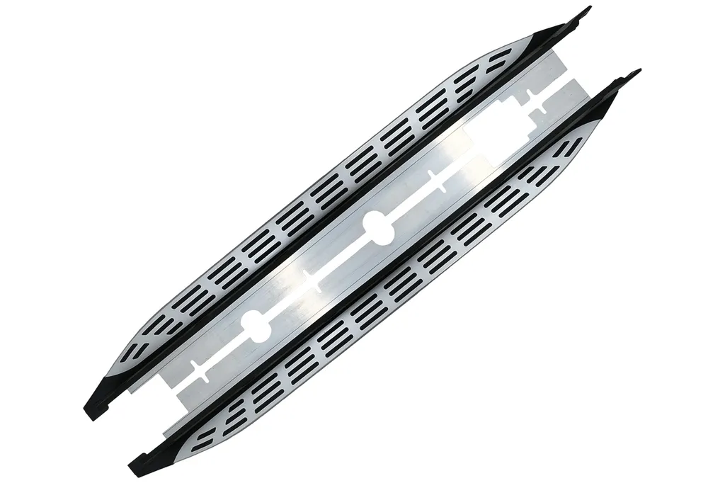 Marches latérales Mercedes GLB X247, seuils de porte en inox