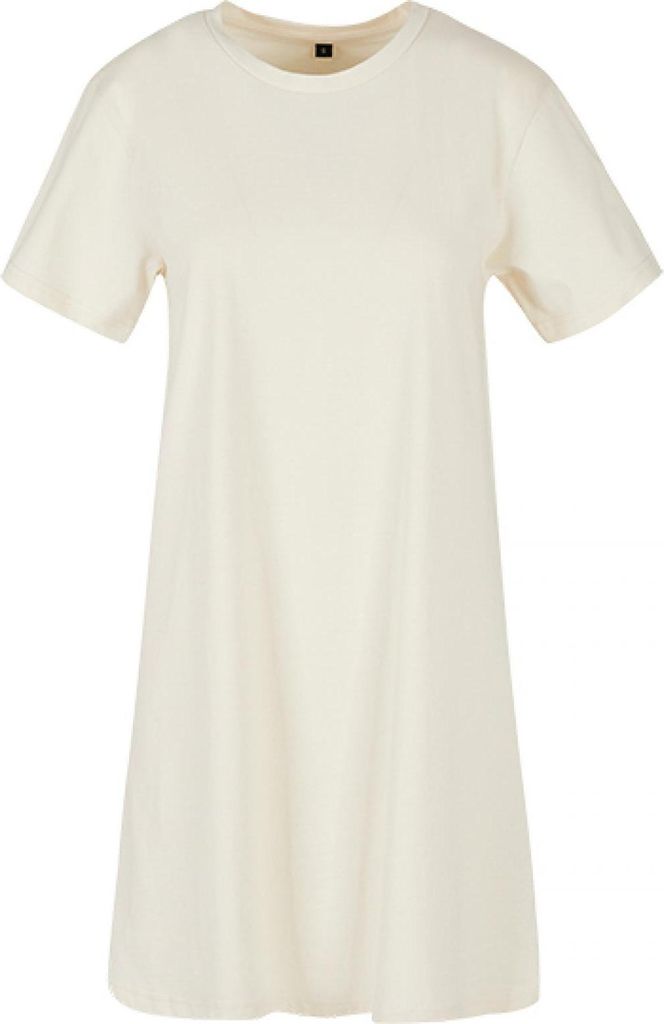 Build Your Brand BY214 | Ladies Tee Dress XS bis 5XL - Farbe: White Sand - Größe: XS